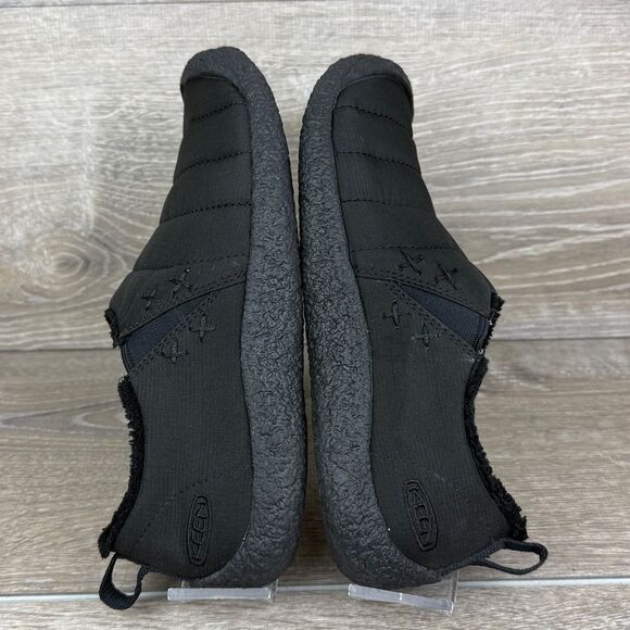Keen Howser II Women’s Sz 7.5 Black Quilted Faux Fur Lined Warm Slip On Boots - Picture 10 of 11